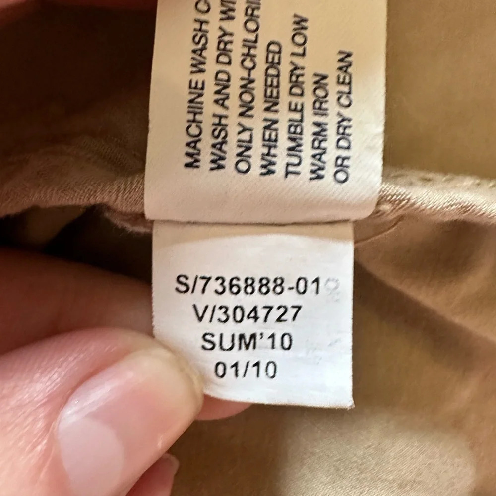 Gap khaki cotton utility jacket, size small - Picture 7 of 8